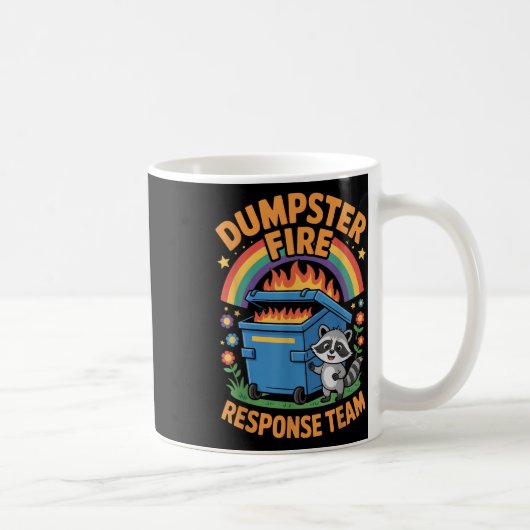 Dumpster Fire Responseチーム コーヒーマグカップ (右)