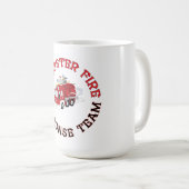 Dumpster Fire Response Team コーヒーマグカップ (正面右)