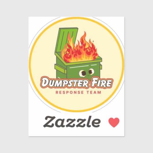 Dumpster Fire Response Team シール (シート)