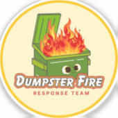 Dumpster Fire Response Team シール (正面)