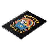 Dumpster Fire Response Team Sarcasm Meme Funny  ノートブック (左側)