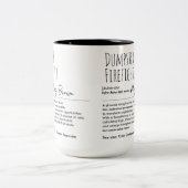 Dumpster Firefighter Funny Definition Custom Name ツートーンマグカップ (中央)