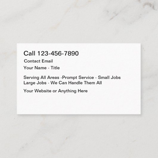 Dumpster Rental Hauling Truck Modern Business Card 名刺 (裏面)