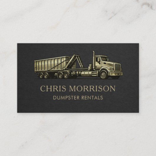 Dumpster Rental Services Professional  名刺 (正面)