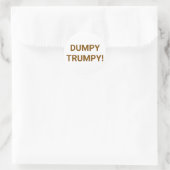 DUMPY TRUMPY Comic Splash-Art Hankamer Artjunkhaus ラウンドシール (バッグ)