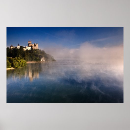 Dunajec Castle (Zamek Niedzica) Pieniny,ポーランド ポスター (正面)