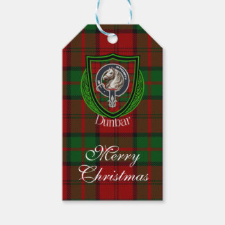 Dunbar Scottish Clan Tartan & Crest ギフトタグ