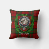 Dunbar Scottish Clan Tartan & Crest クッション (裏面)