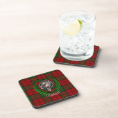 Dunbar Scottish Clan Tartan & Crest コースター (右側)