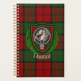 Dunbar Scottish Clan Tartan & Crest プランナー手帳