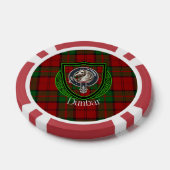 Dunbar Scottish Clan Tartan & Crest ポーカーチップ (シングル)