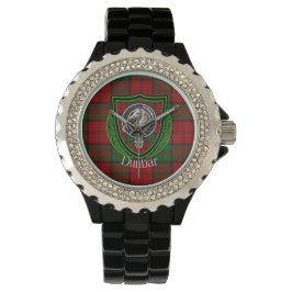 Dunbar Scottish Clan Tartan & Crest 腕時計