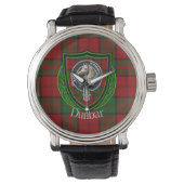Dunbar Scottish Clan Tartan & Crest 腕時計 (正面)