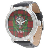 Dunbar Scottish Clan Tartan & Crest 腕時計 (アングル)
