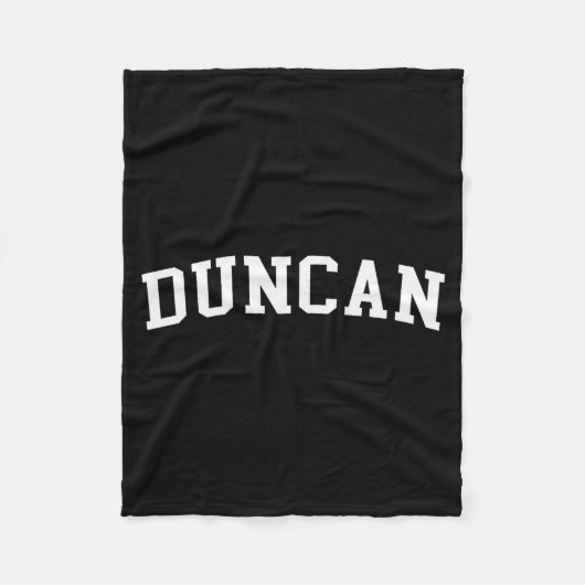 Duncan  フリースブランケット (正面)