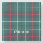 Duncan、Duncanスコットランドタータンチェック、Duncan Clan、Duncan ストーンコースター (正面)