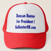 Duncan Hunterの帽子 キャップ (正面)