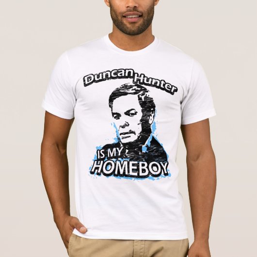 Duncan Hunterは私の同郷人です Tシャツ (正面)