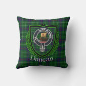Duncan Scottish Clan Tartan and Crest クッション (裏面)