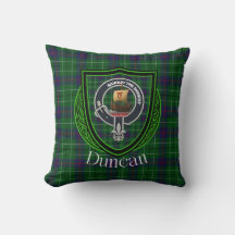 Duncan Scottish Clan Tartan and Crest