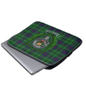 Duncan Scottish Clan Tartan and Crest  ラップトップスリーブ (正面下部)