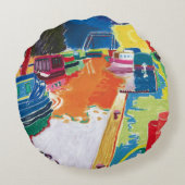 Dundasの運河 ラウンドクッション (裏面)