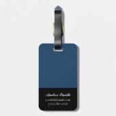 Dundasの運河 ラゲッジタグ (裏面縦)