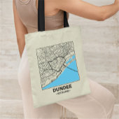 Dundee, Scotland City Map Tote Bag トートバッグ