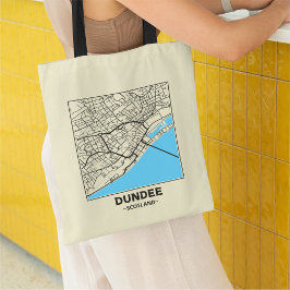 Dundee, Scotland City Map Tote Bag トートバッグ