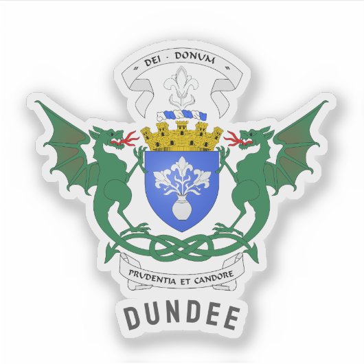 Dundee - Scotland - Coat of Arms シール (正面)