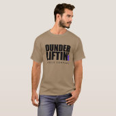 Dunder Lifting Gym Muscle Company funny Tシャツ (正面フル)