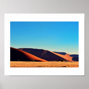 Dune 45 Sossusvlei Naib砂漠砂浜アフリカポスター ポスター