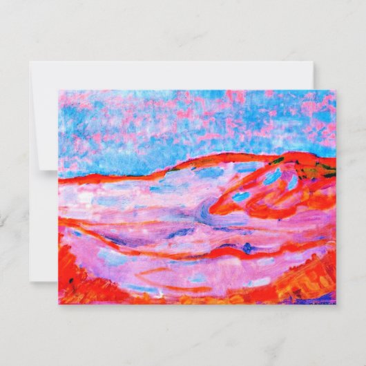 Dune IVカラフルアートワークby Pietモンドリアン カード (正面)