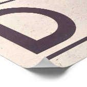 Dune Wall Art Retro Travel Poster Style - Purple ポスター (角)