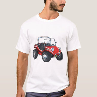 Dunebuggyのオープントップフロントビュー Tシャツ
