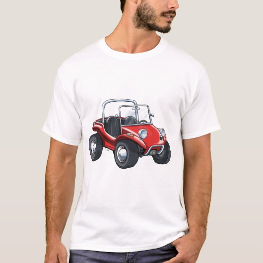 Dunebuggyのオープントップフロントビュー Tシャツ (正面)