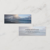 Dunedinビーチ(Dusk DSC6544) スキニー名刺 (正面/裏面)