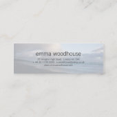 Dunedinビーチ(Dusk DSC6544) スキニー名刺 (裏面)