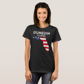 Dunedin Florida USA State America Travel Floridian Tシャツ (正面フル)