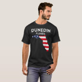 Dunedin Florida USA State America Travel Floridian Tシャツ (正面フル)