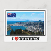Dunedin - I Love – ニュージーランド –  ポストカード (正面)