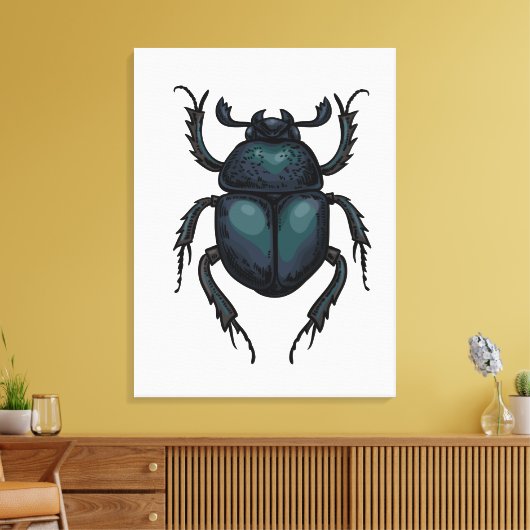 Dung beetle キャンバスプリント (インサイチュ (リビング))