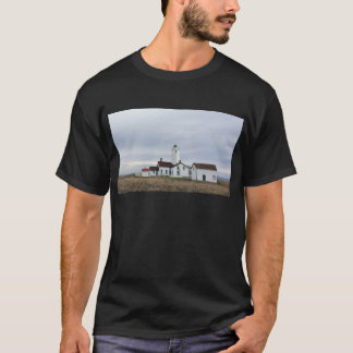 Dungenessのつばの灯台ワシントン州 Tシャツ