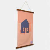 Dungeness Inspired Autumn belacreative.co.uk 吊り下げ型タペストリー (傾斜あり)