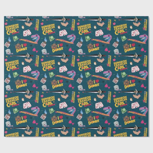 Dungeon Crawler Carl Wrapping Paper Blue ラッピングペーパー (フラット)