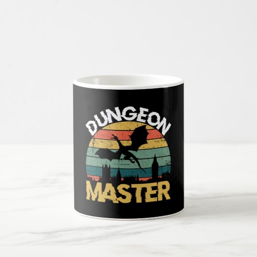 Dungeon Master特にカラフルおもしろい コーヒーマグカップ (中央)