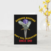 Dungeon Masters Dont Kill Characters Dice Do  カード (黄色い花)