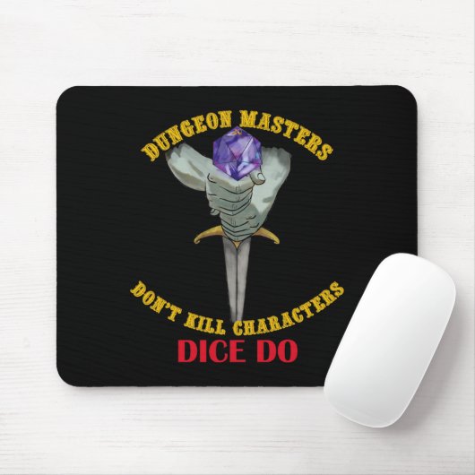 Dungeon Masters Dont Kill Characters Dice Do マウスパッド (マウス)