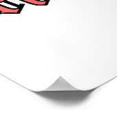 Dungeon Meowster Funny RPG Cat with Dice ポスター (角)