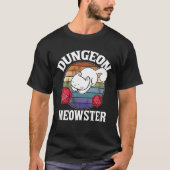 Dungeon Meowster Nerdy D20サイコロおたく猫RP Tシャツ (正面)